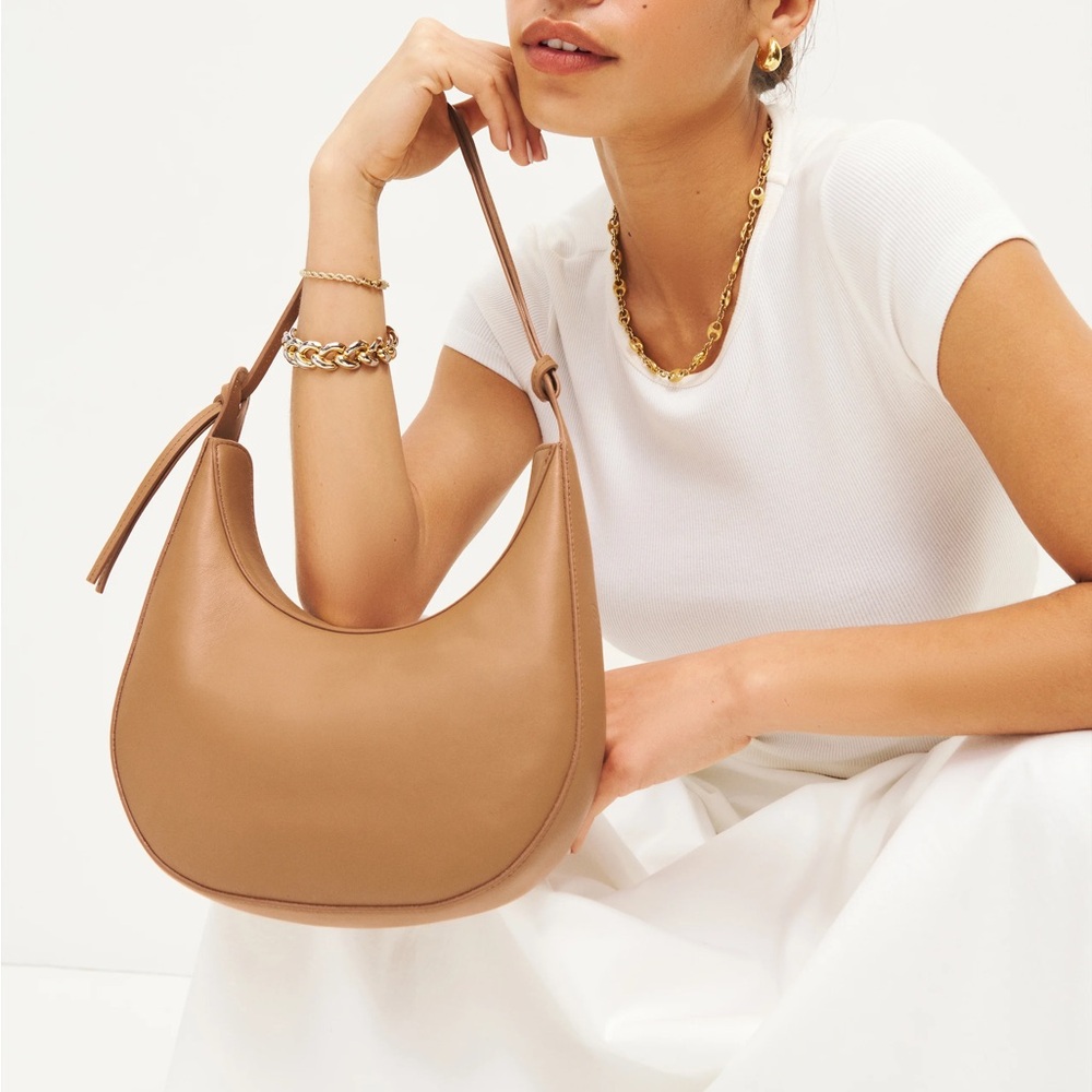 Reformation Medium Rosetta Shoulder Bag Canyon